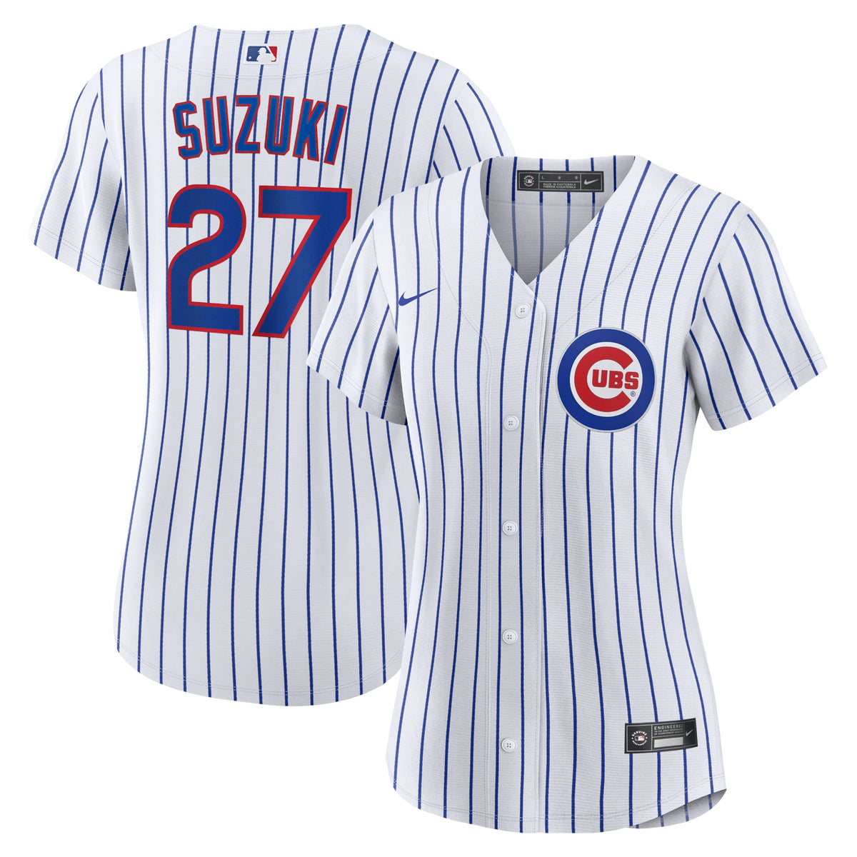 Women's Chicago Cubs Seiya Suzuki Nike White Home Replica Jersey - 2