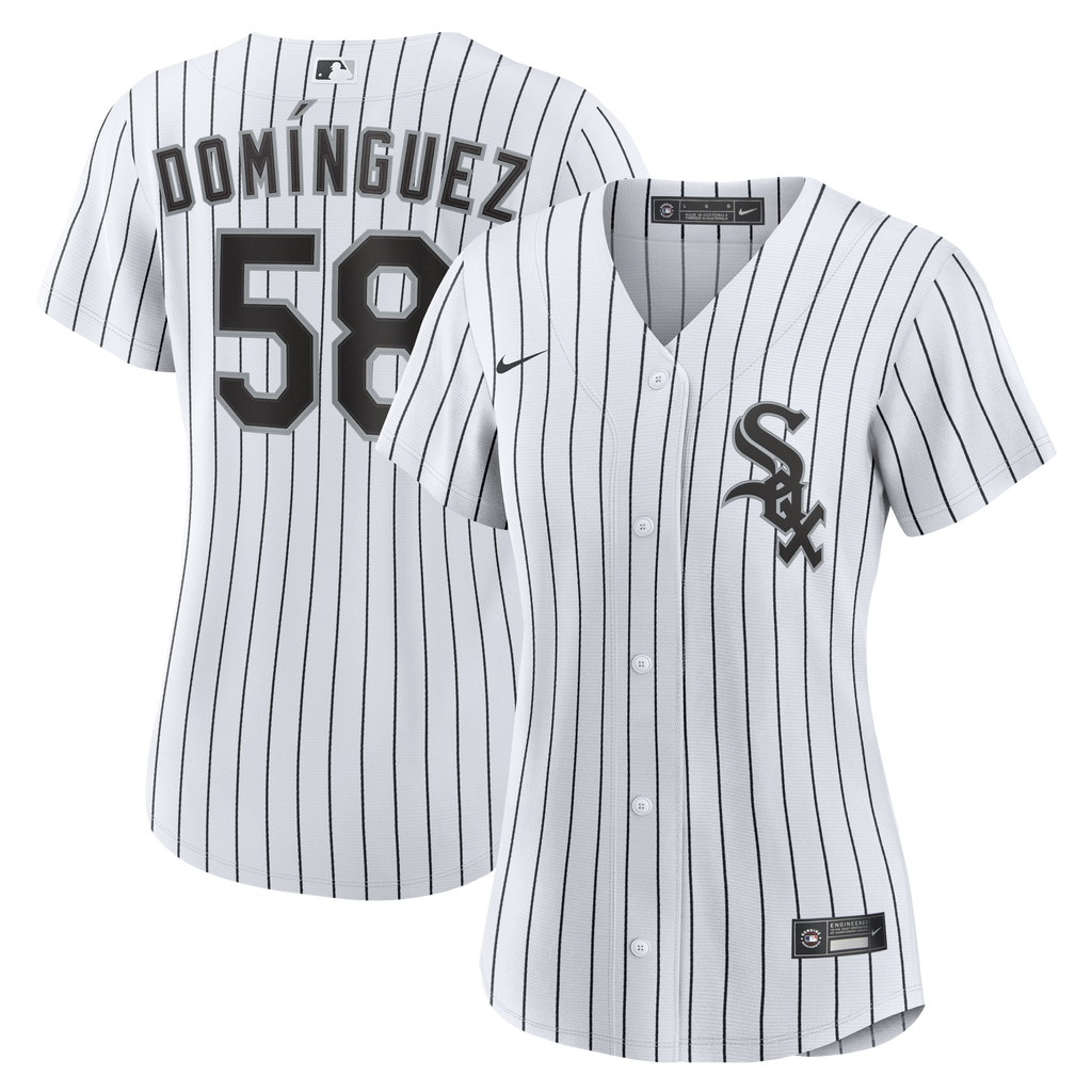Women's Chicago White Sox Seranthony Domínguez Nike White Home Replica Jersey