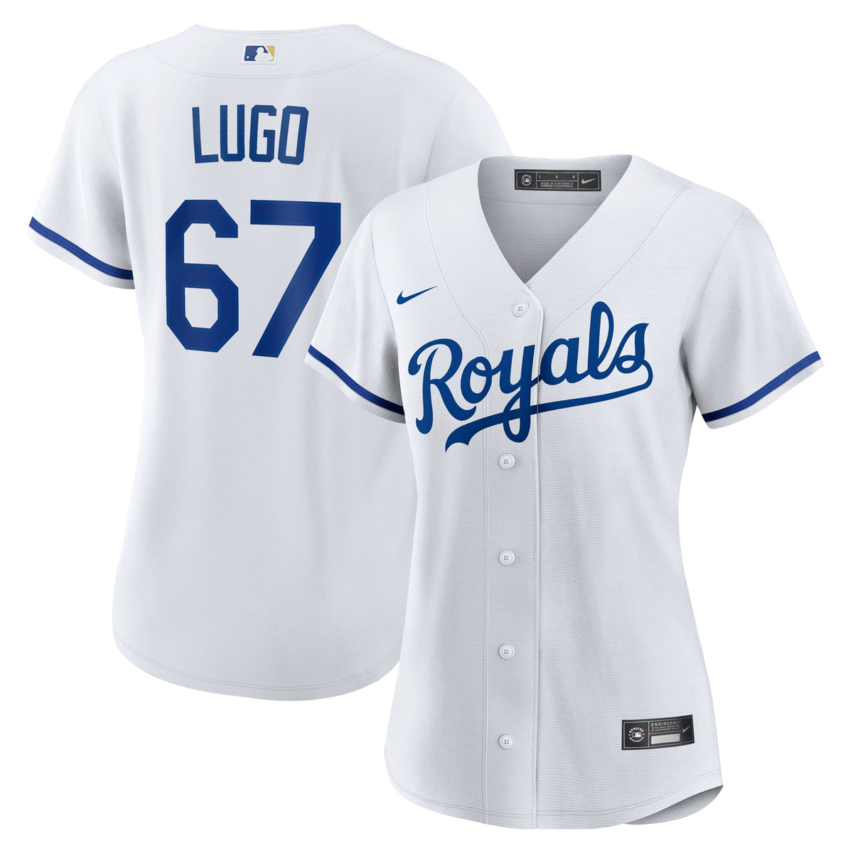 Women's Kansas City Royals Seth Lugo Nike White Home Replica Jersey
