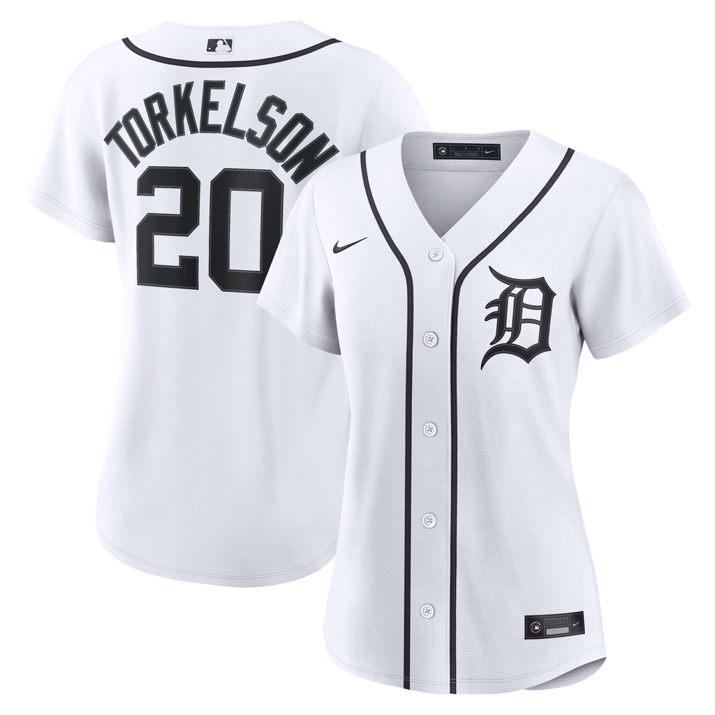 Women's Detroit Tigers Spencer Torkelson Nike White Home Replica Jersey