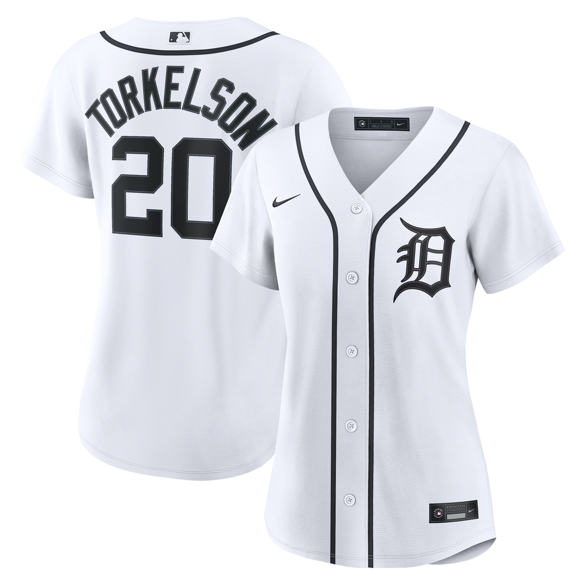 Women's Detroit Tigers Spencer Torkelson Nike White Home Replica Jersey