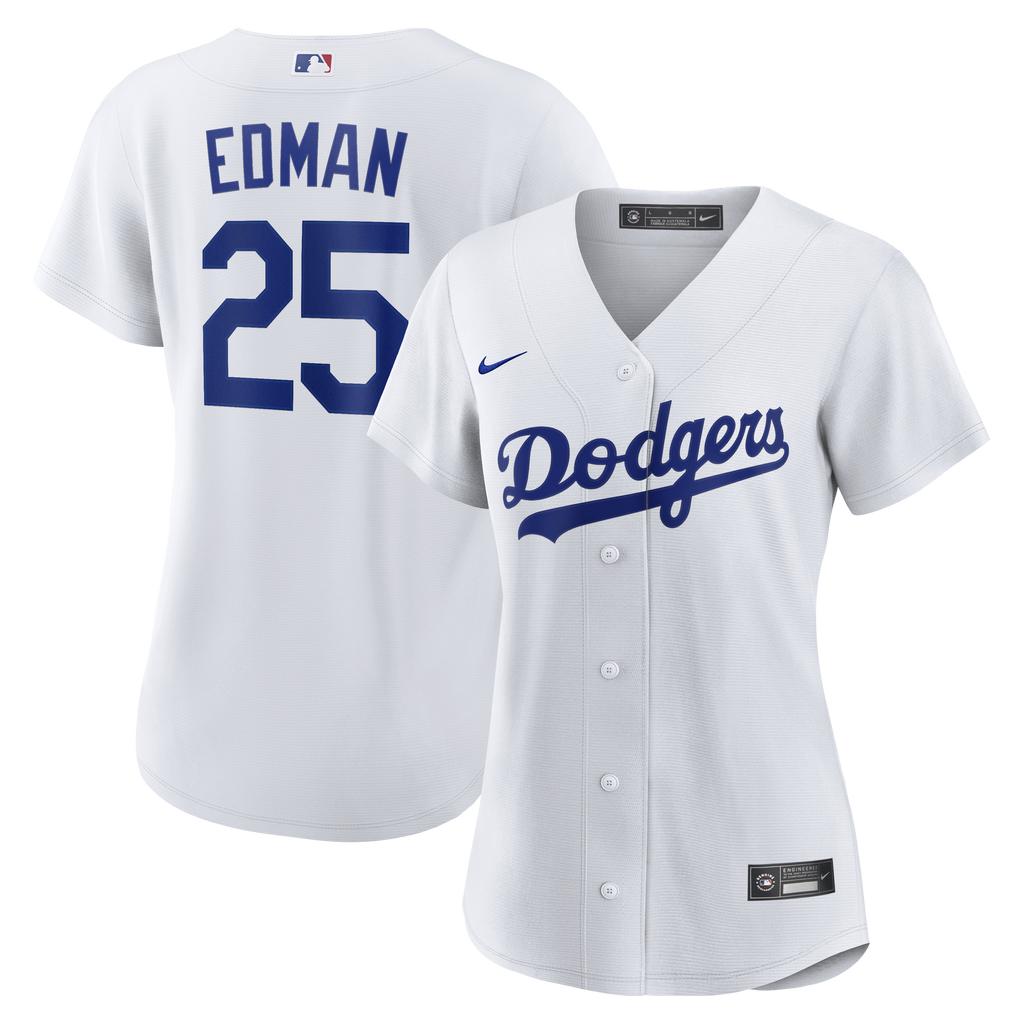 Women's Los Angeles Dodgers Tommy Edman Nike White Home Replica Jersey - 2