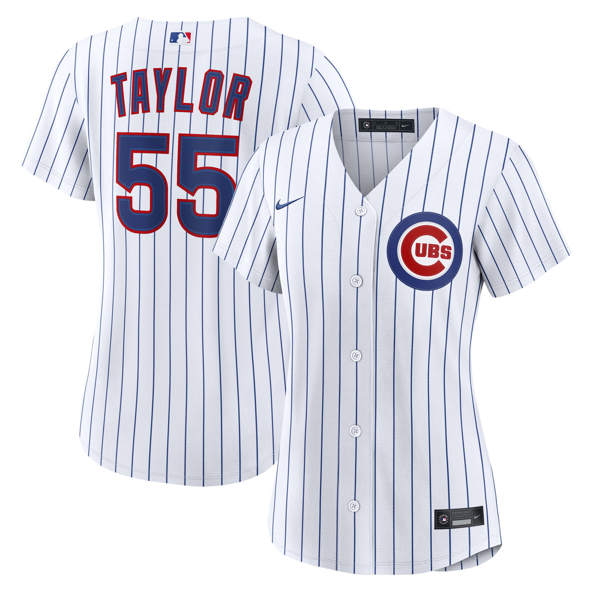 Women's Chicago Cubs Tyrone Taylor Nike White Home Replica Jersey - 2