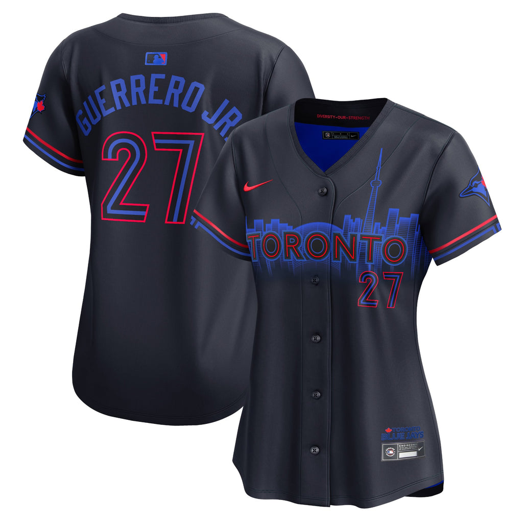 Women's Toronto Blue Jays Vladimir Guerrero Jr. Nike Navy 2024 City Connect Limited Player Jersey
