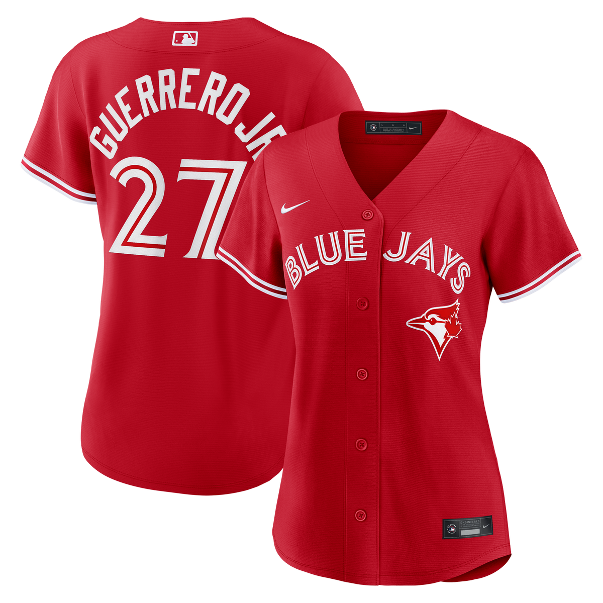 Women's Toronto Blue Jays Vladimir Guerrero Jr. Nike Red Canada Day Replica Jersey - 2