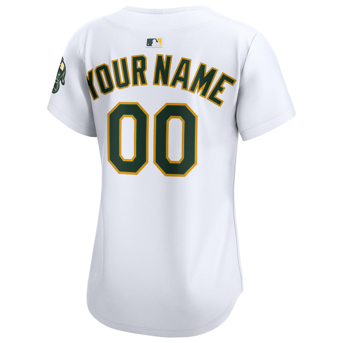 Women's Athletics Nike White Home Limited Custom Jersey - 4