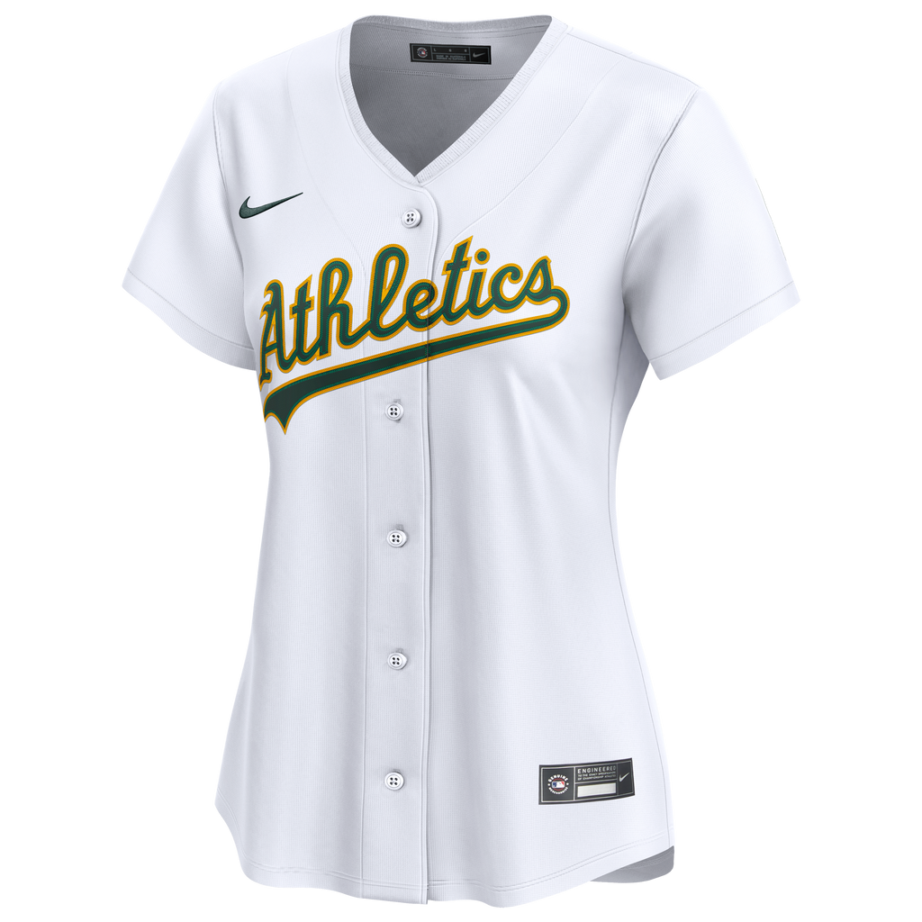 Women's Athletics Nike White Home Replica Team Jersey - 6