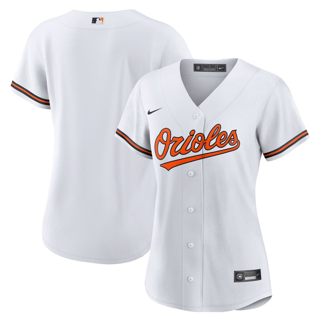 Women's Baltimore Orioles Nike White Home Replica Team Jersey - 2
