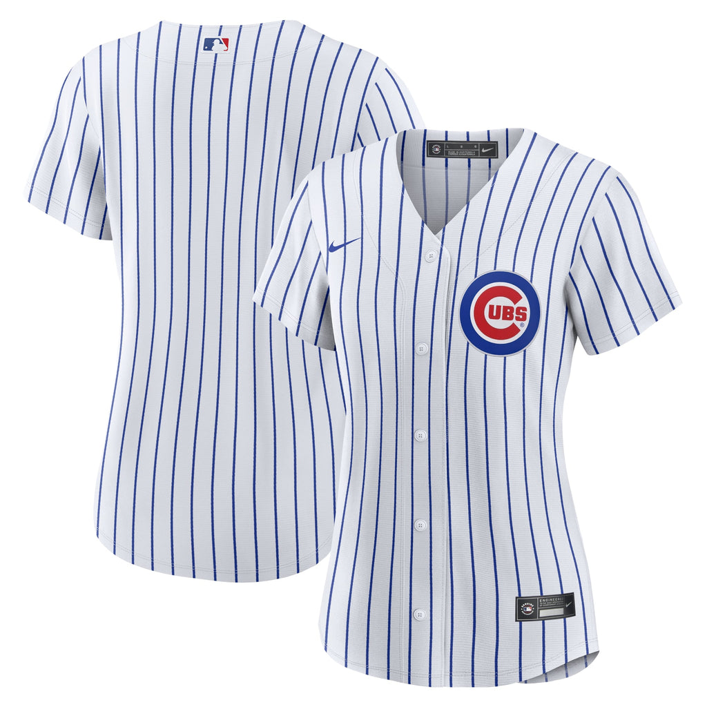 Women's Chicago Cubs Nike White Home Replica Team Jersey - 2
