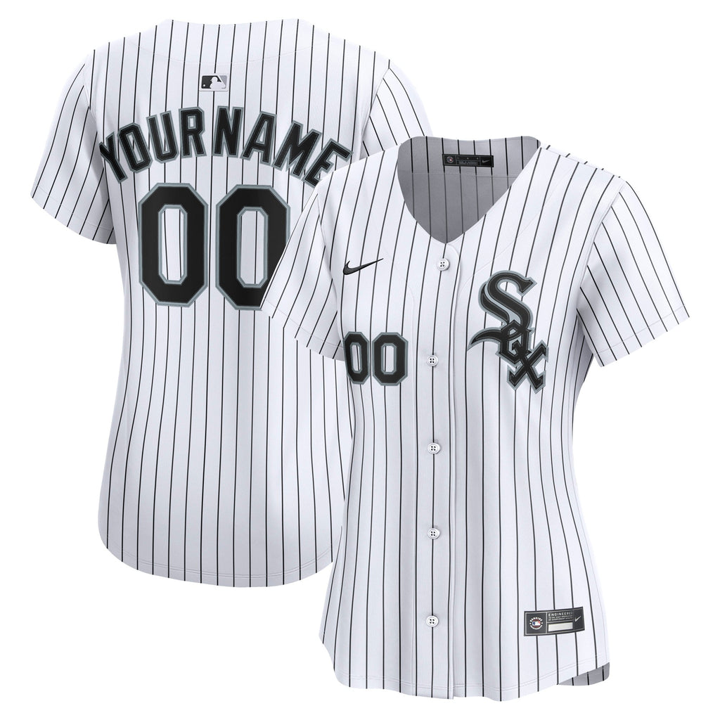 Women's Chicago White Sox Nike White Home Limited Custom Jersey - 2