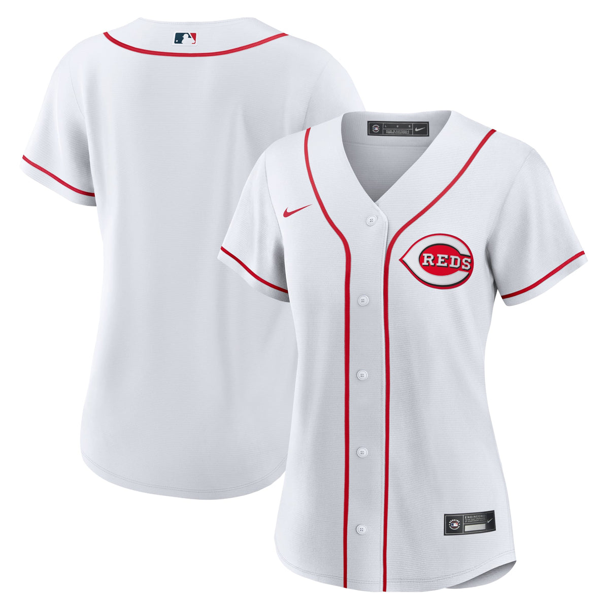 Women's Cincinnati Reds Nike White Home Replica Team Jersey - 2