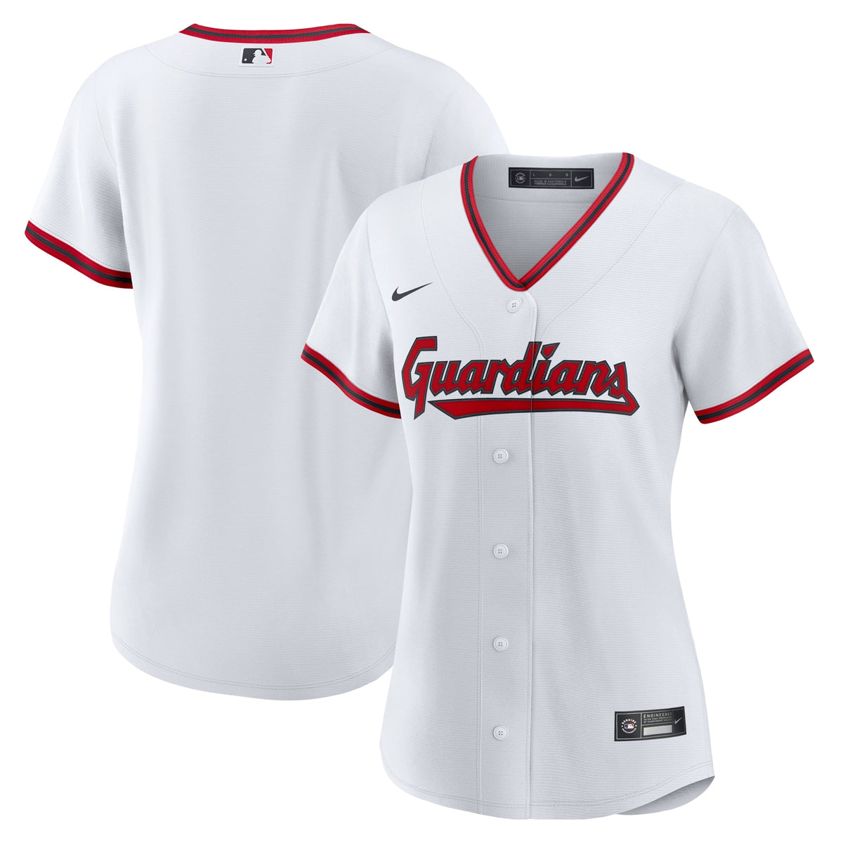 Women's Cleveland Guardians Nike White Home Replica 2.0 Jersey - 2
