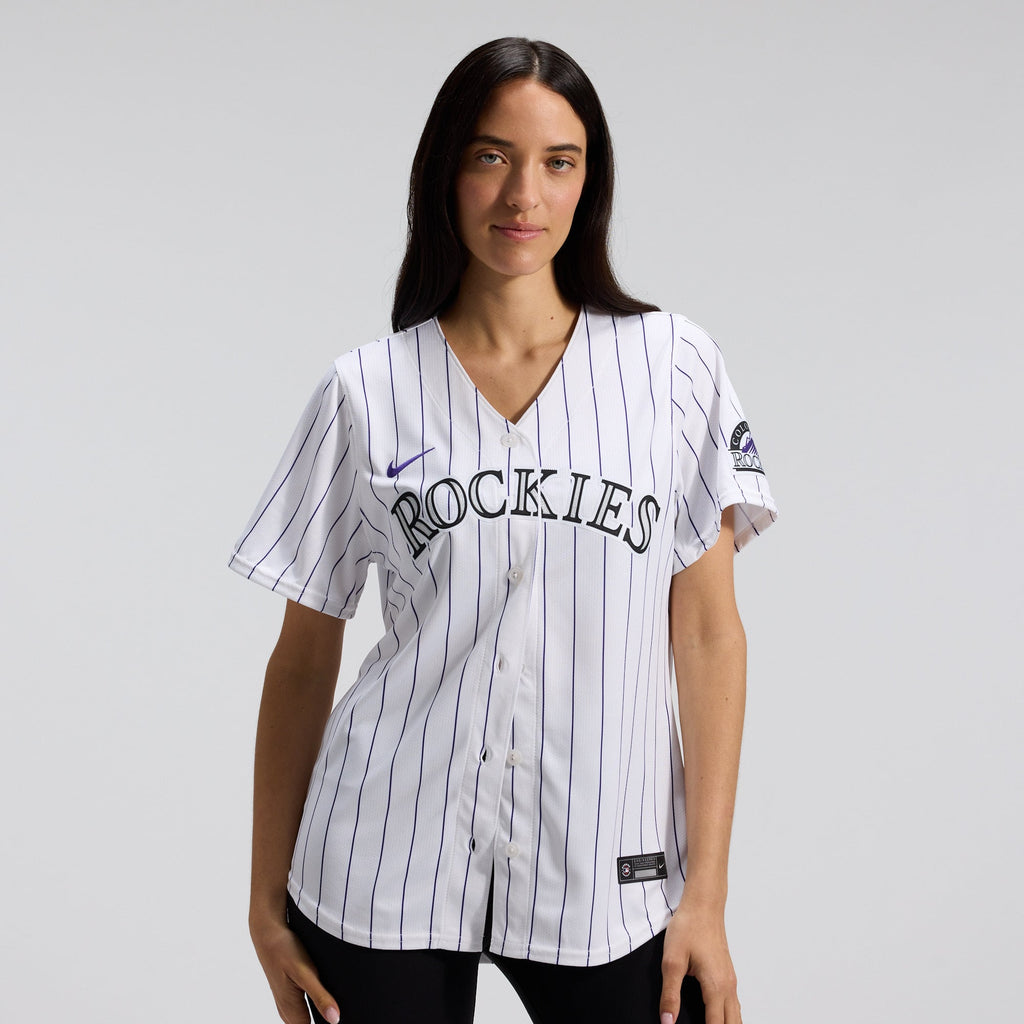 Women's Colorado Rockies Nike White Home Limited Jersey - 2