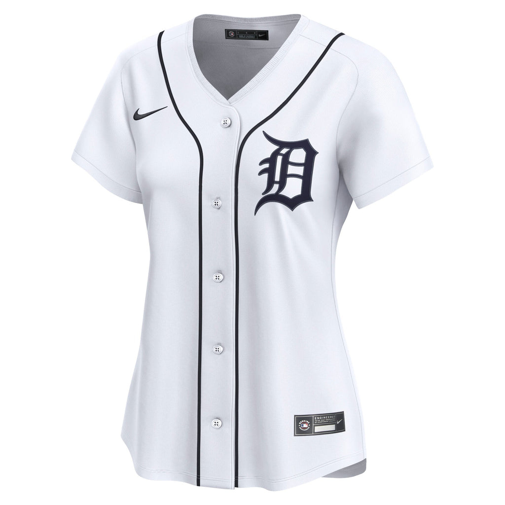 Women's Detroit Tigers Nike White Home Limited Jersey - 6