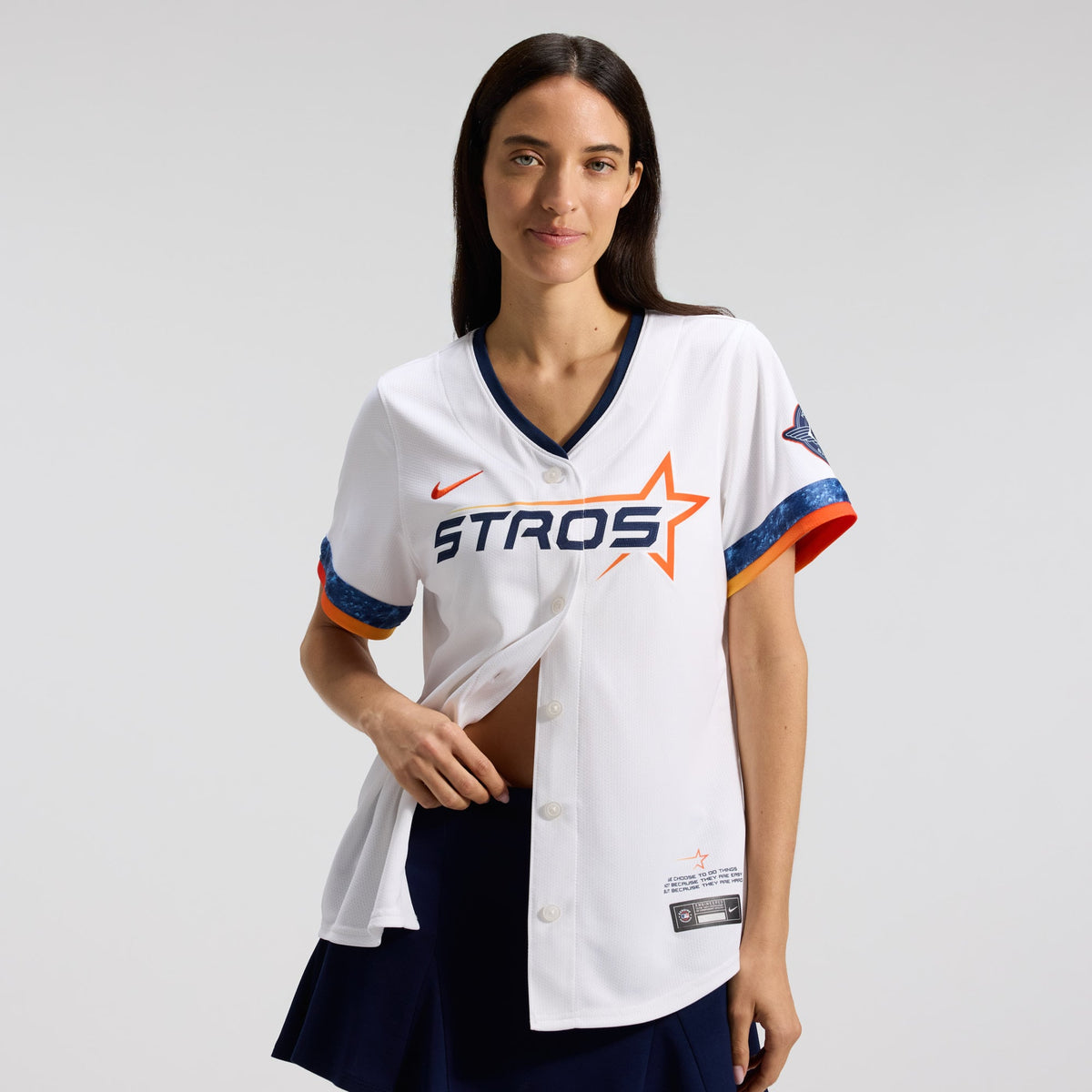 Women's Houston Astros Nike White 2025 City Connect Limited Jersey - 2