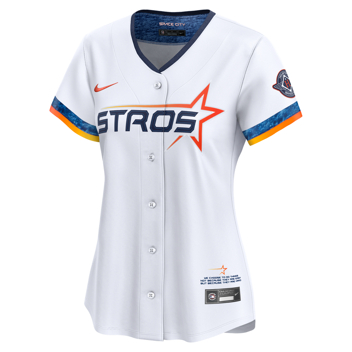 Women's Houston Astros Nike White 2025 City Connect Limited Jersey - 7