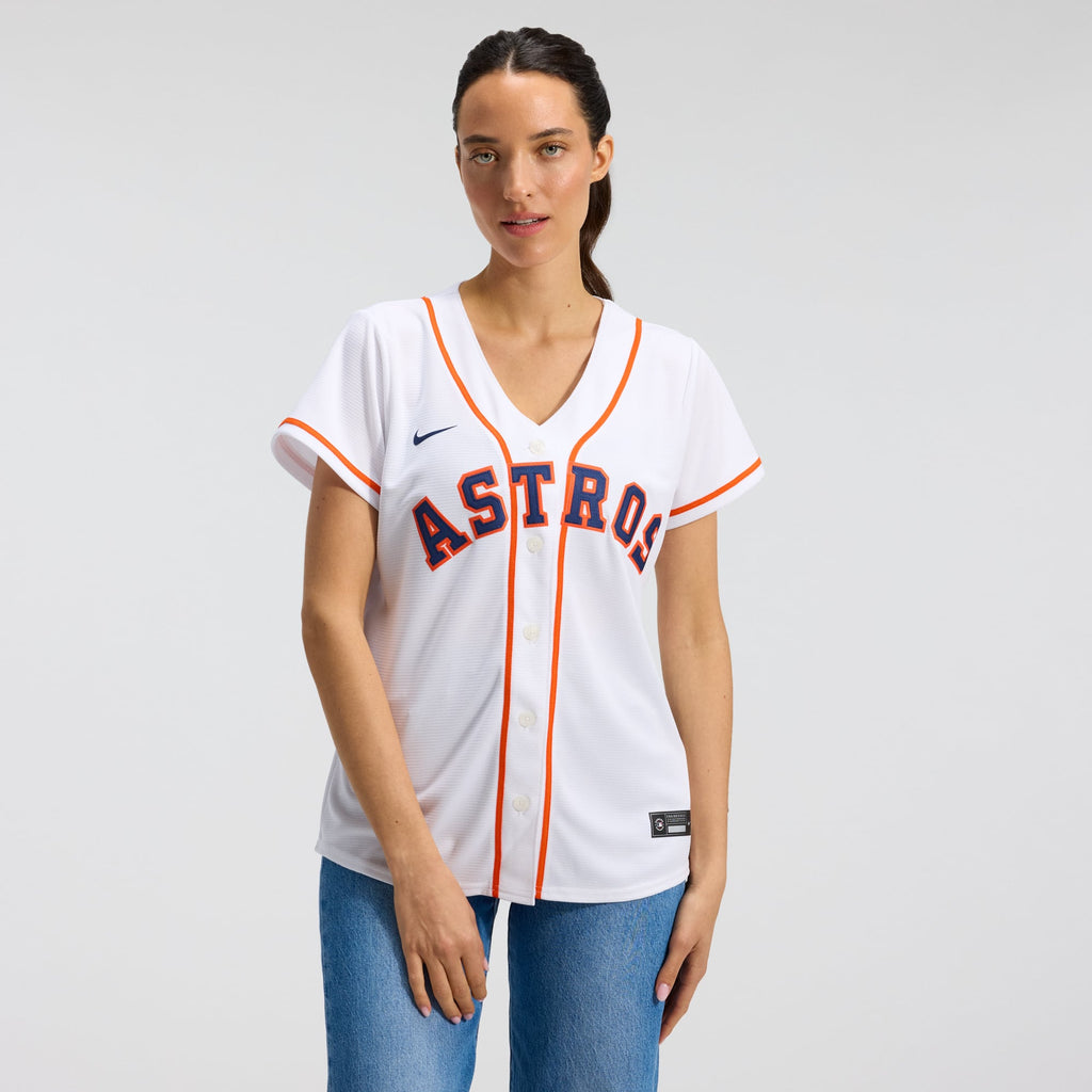 Women's Houston Astros Nike White Home Replica Team Jersey - 2