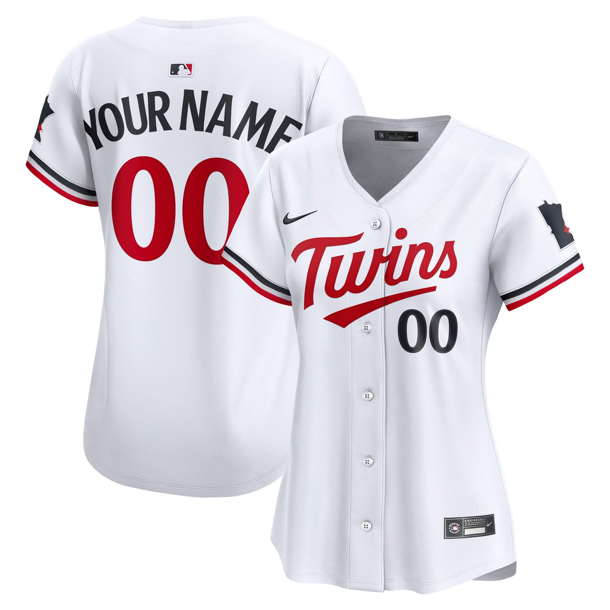 Women's Minnesota Twins Nike White Home Limited Custom Jersey