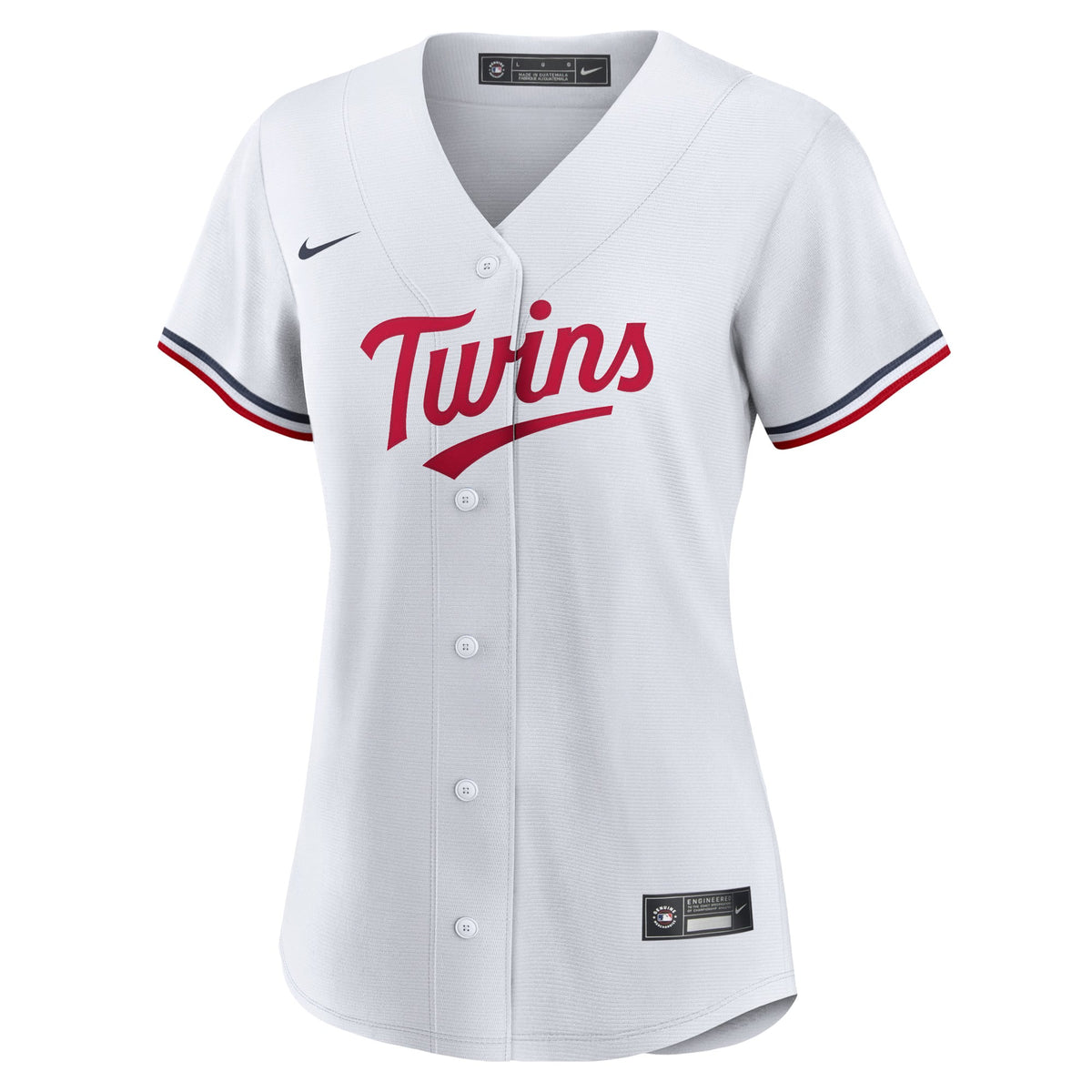 Women's Minnesota Twins Nike White Home Replica Team Logo Jersey - 3