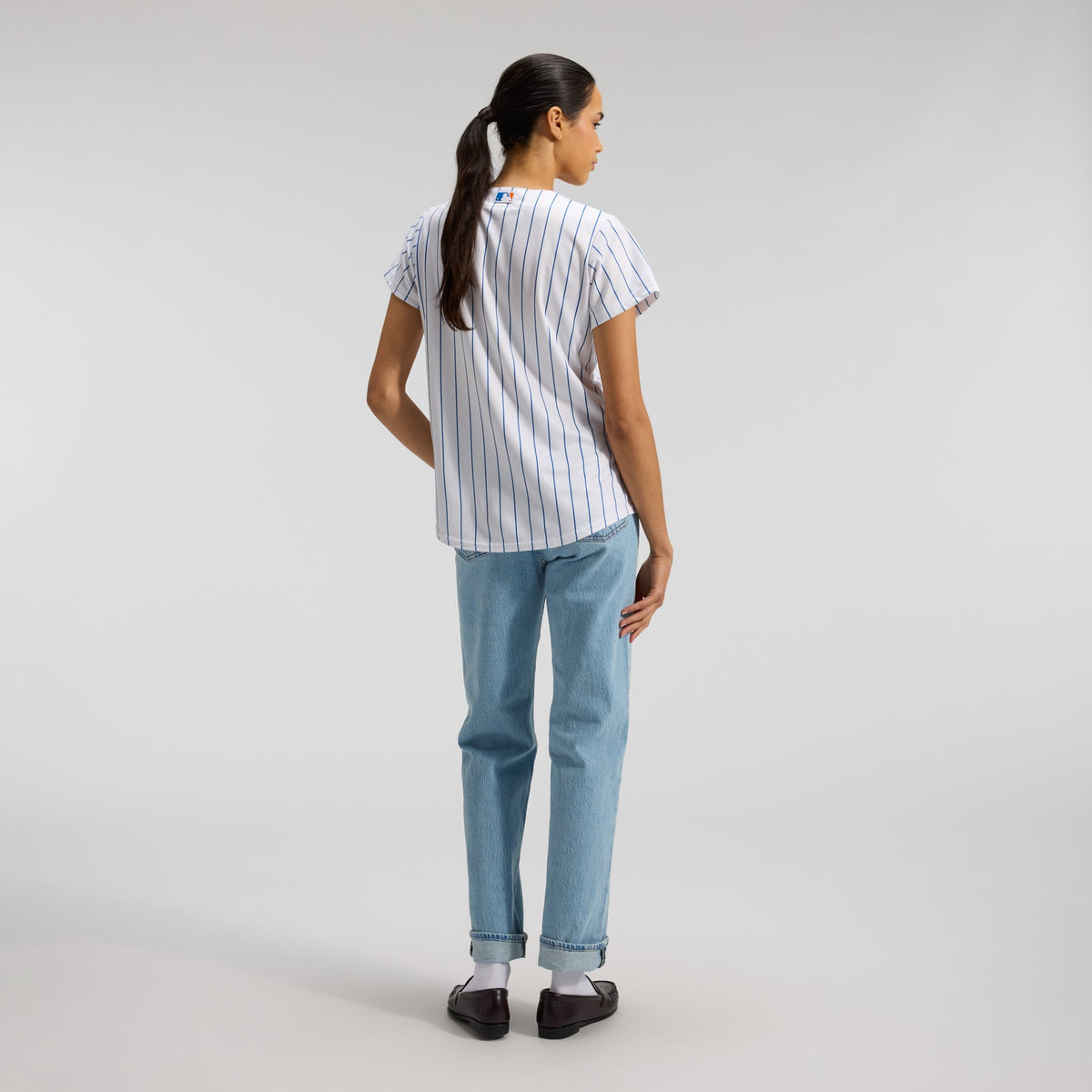 Women's New York Mets Nike White Home Replica Team Jersey - 5