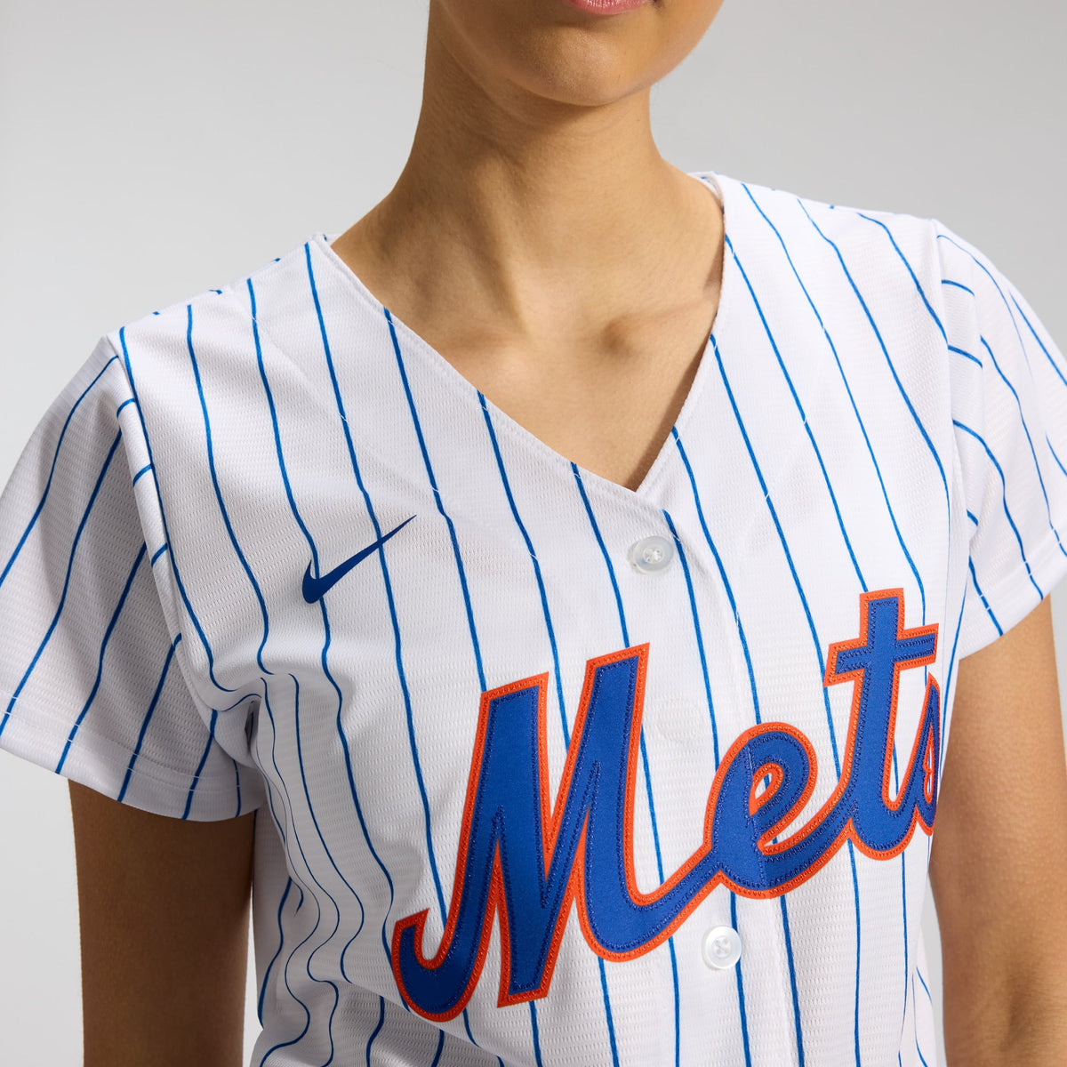 Women's New York Mets Nike White Home Replica Team Jersey - 7
