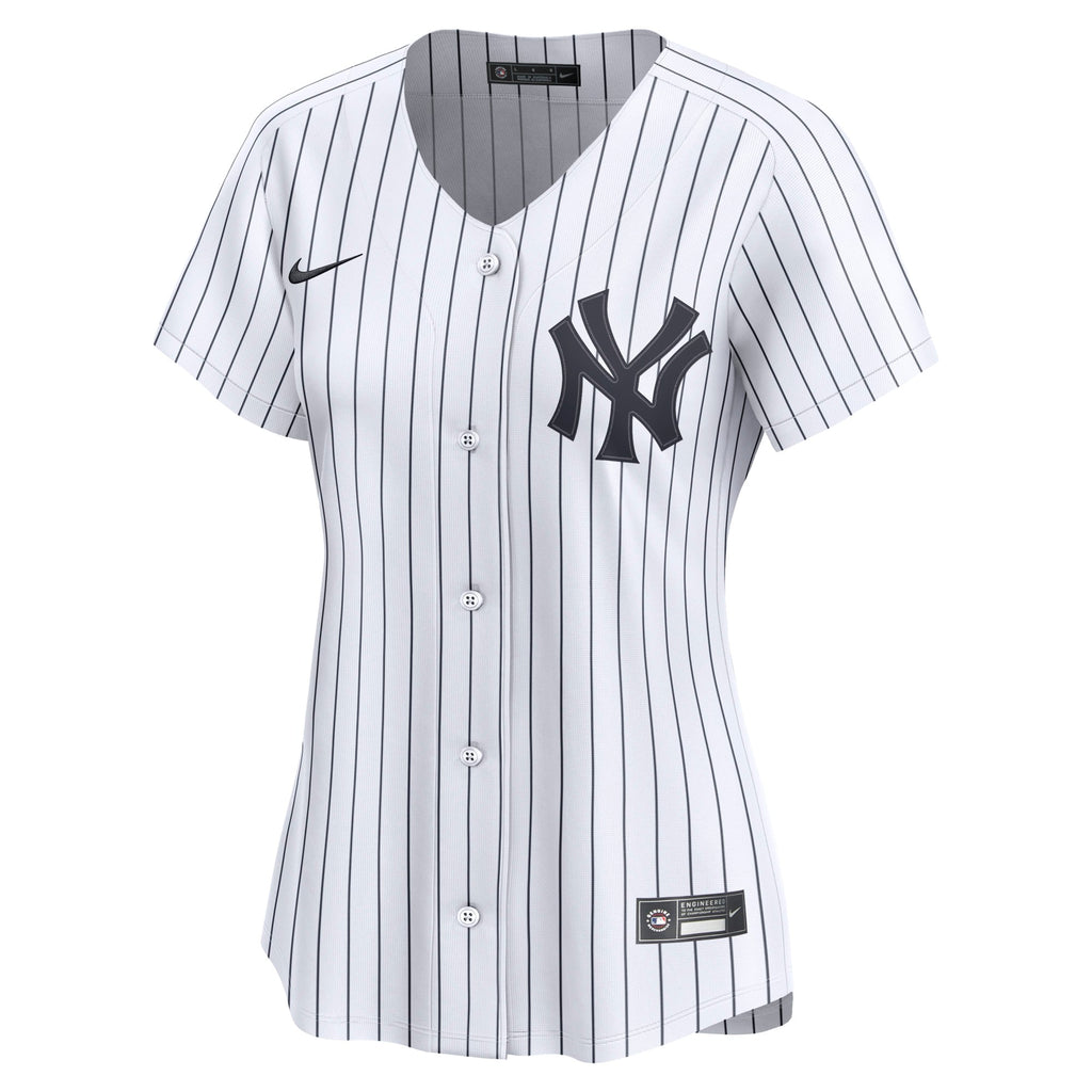 Women's New York Yankees Nike White Home Limited Custom Jersey - 3