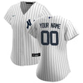 Women's New York Yankees Nike White Home Replica Custom Jersey