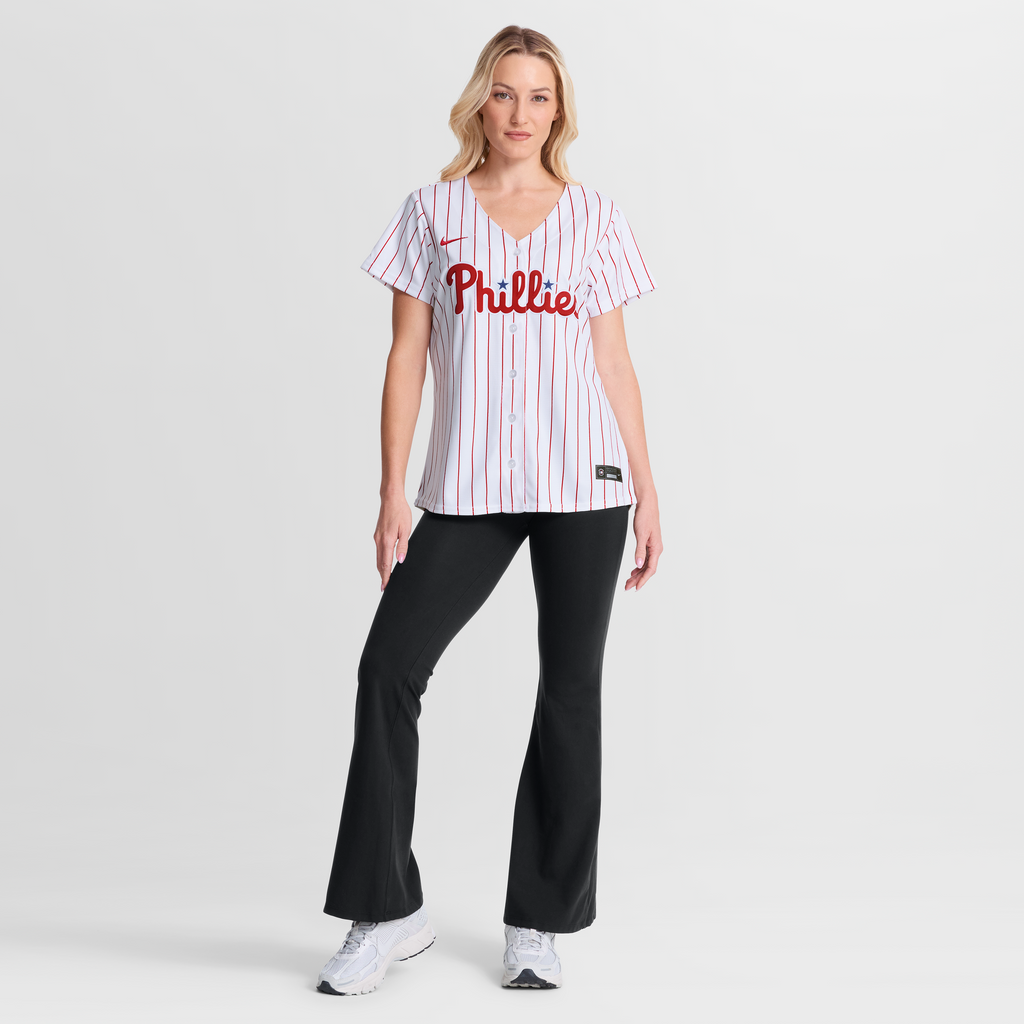 Women's Philadelphia Phillies Nike White Home Replica Jersey - 3