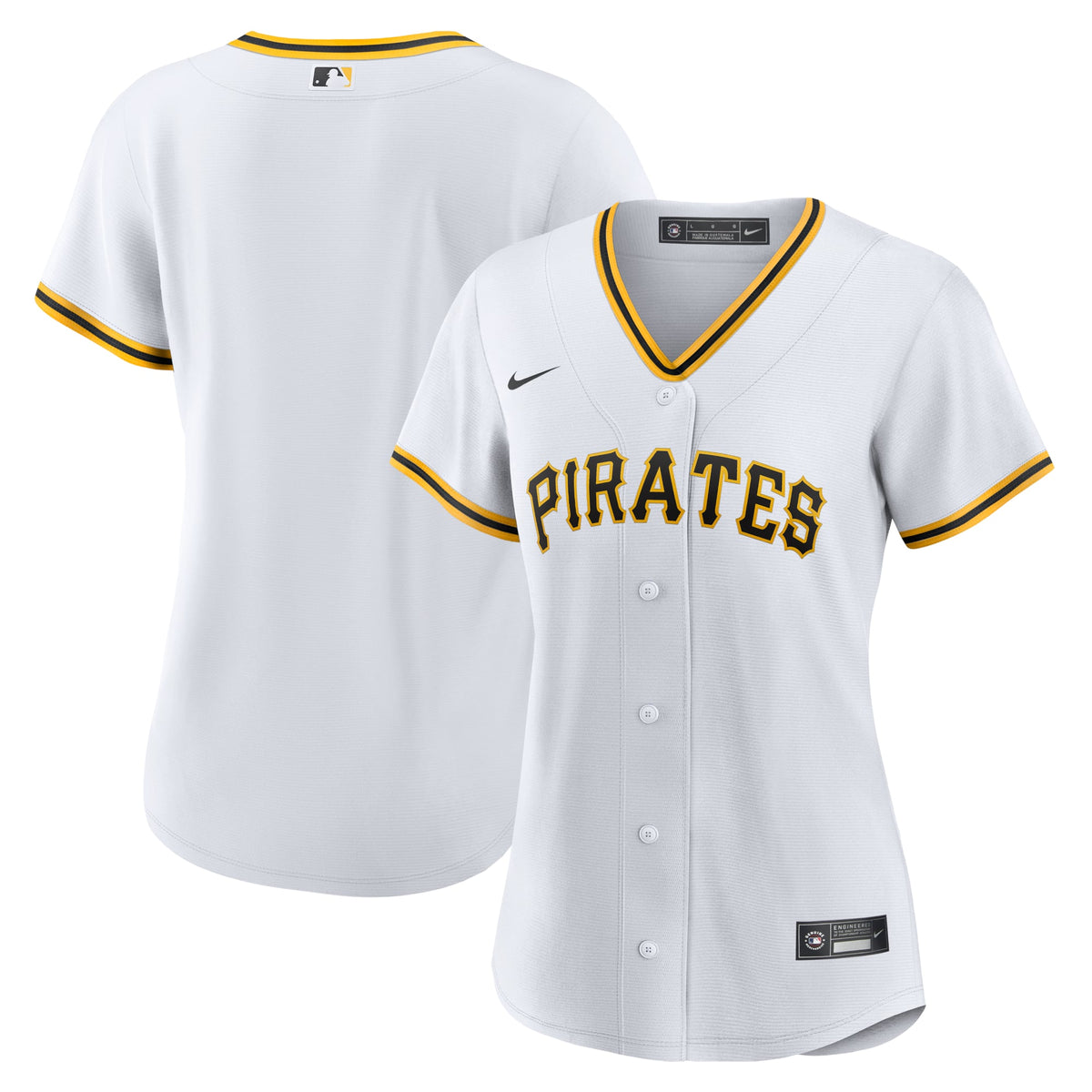 Women's Pittsburgh Pirates Nike White Home Replica Team Jersey