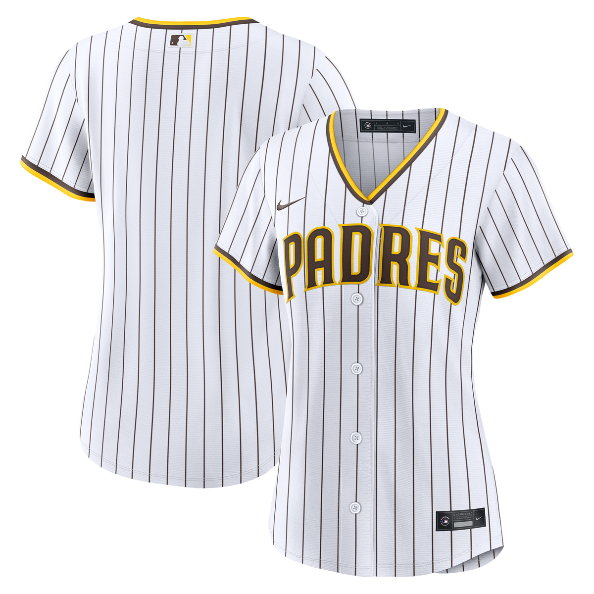 Women's San Diego Padres Nike White Home Replica Jersey - 2