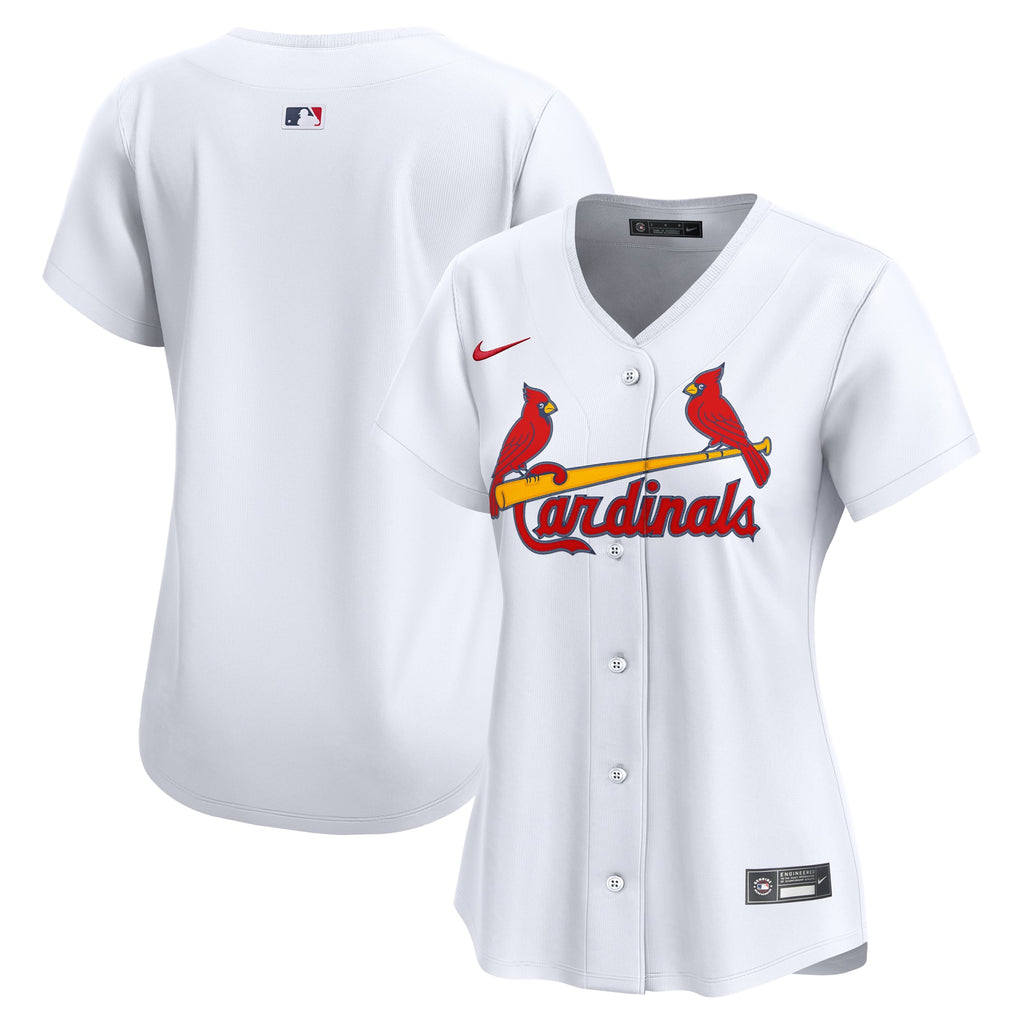 Women's St. Louis Cardinals Nike White Home Limited Jersey