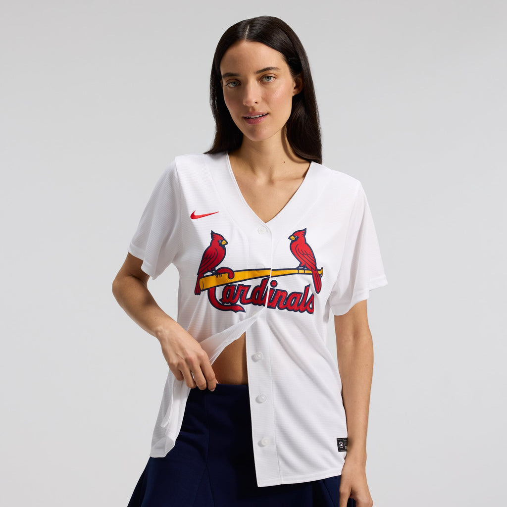 Women's St. Louis Cardinals Nike White Home Replica Team Jersey - 2