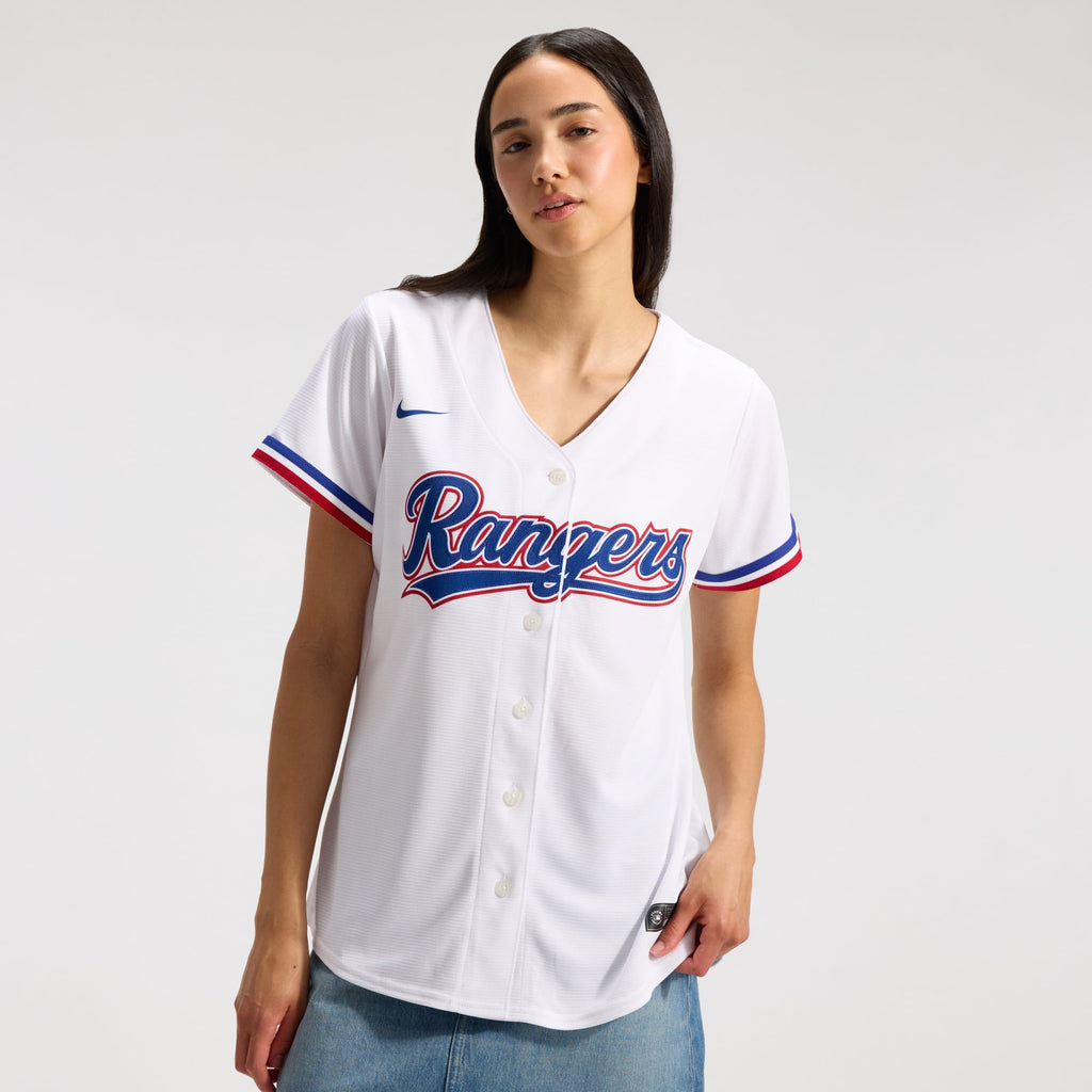Women's Texas Rangers Nike White Home Replica Team Jersey - 2
