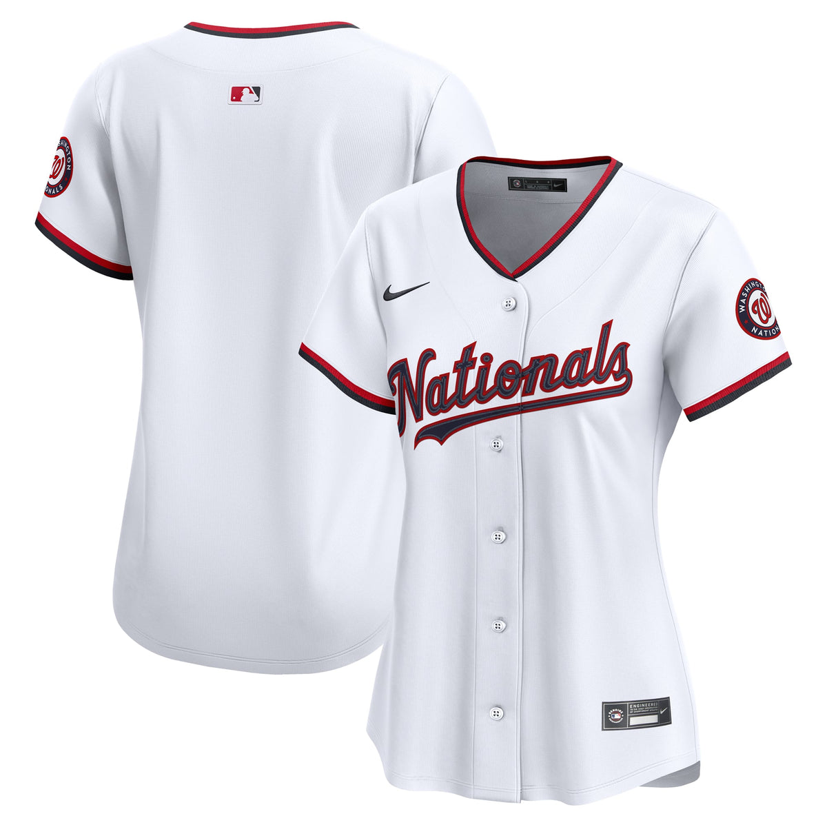 Women's Washington Nationals Nike White Home Limited Jersey - 2