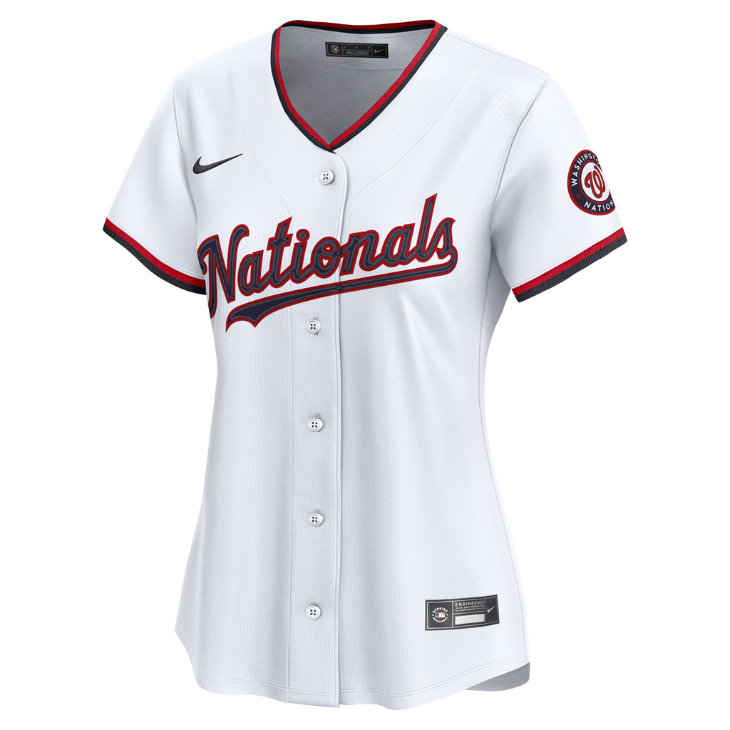 Women's Washington Nationals Nike White Home Limited Jersey - 3