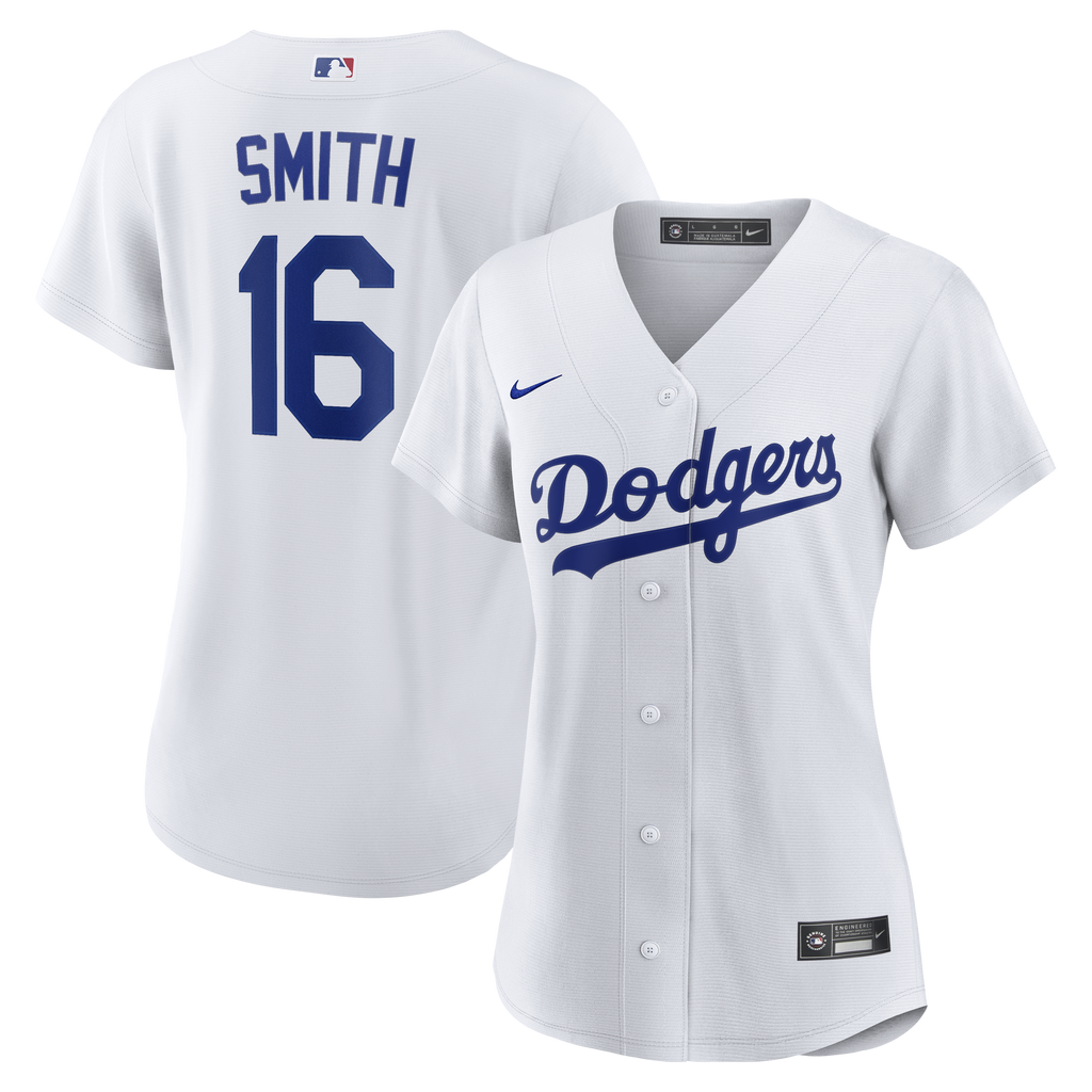 Women's Los Angeles Dodgers Will Smith Nike White Home Replica Jersey - 2