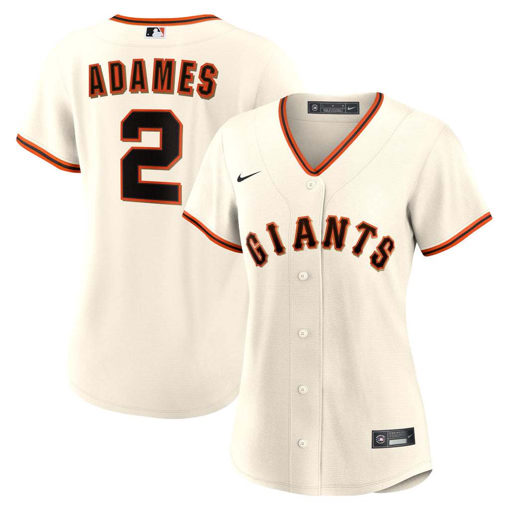 Women's San Francisco Giants Willy Adames Nike Cream Home Replica Jersey - 2