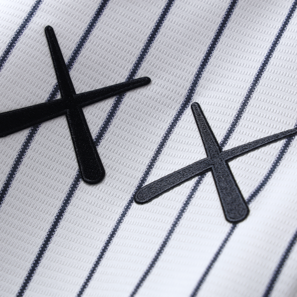 Women's New York Yankees Nike x KAWS White Cropped Replica Jersey - 5