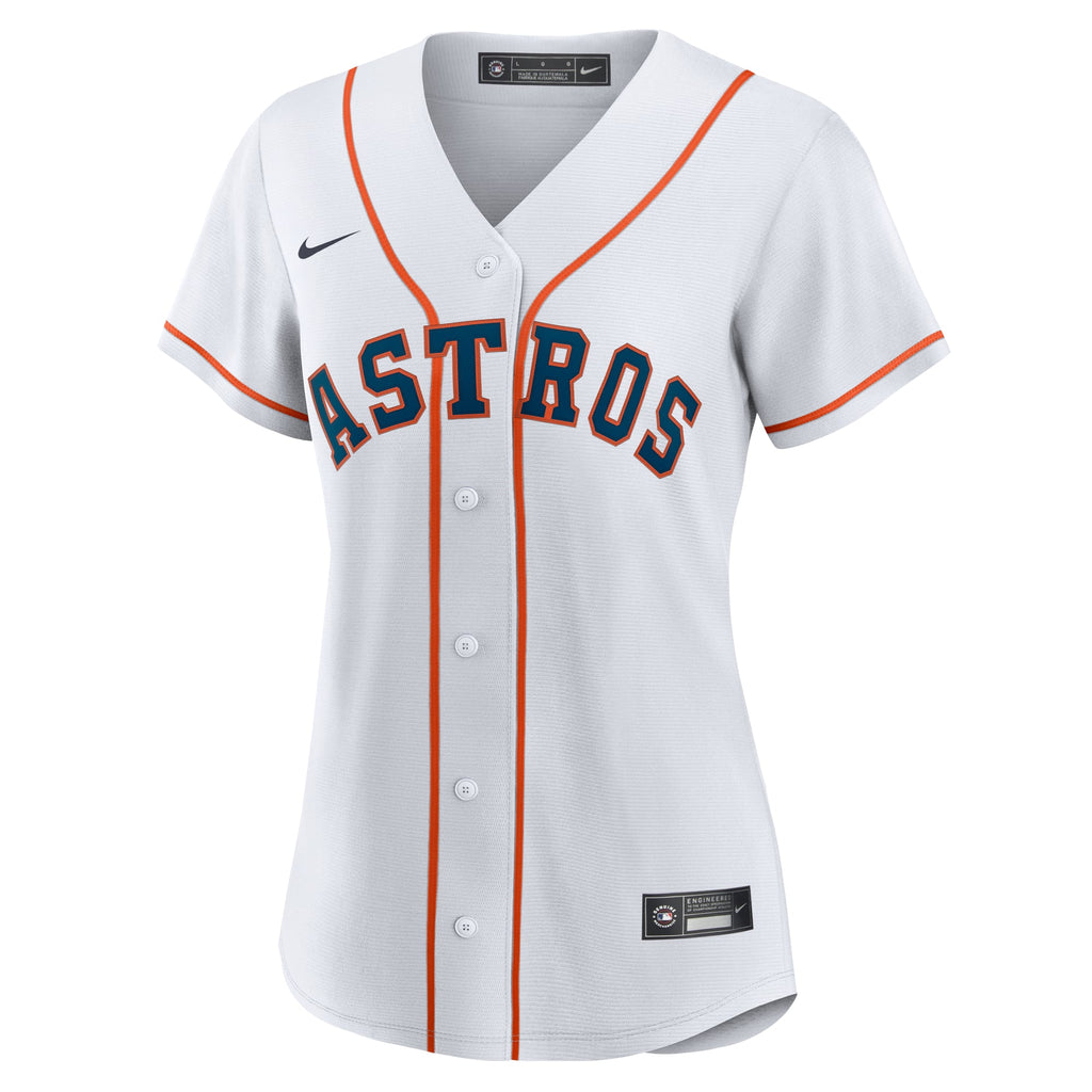 Women's Houston Astros Yordan Alvarez Nike White Home Replica Jersey - 3