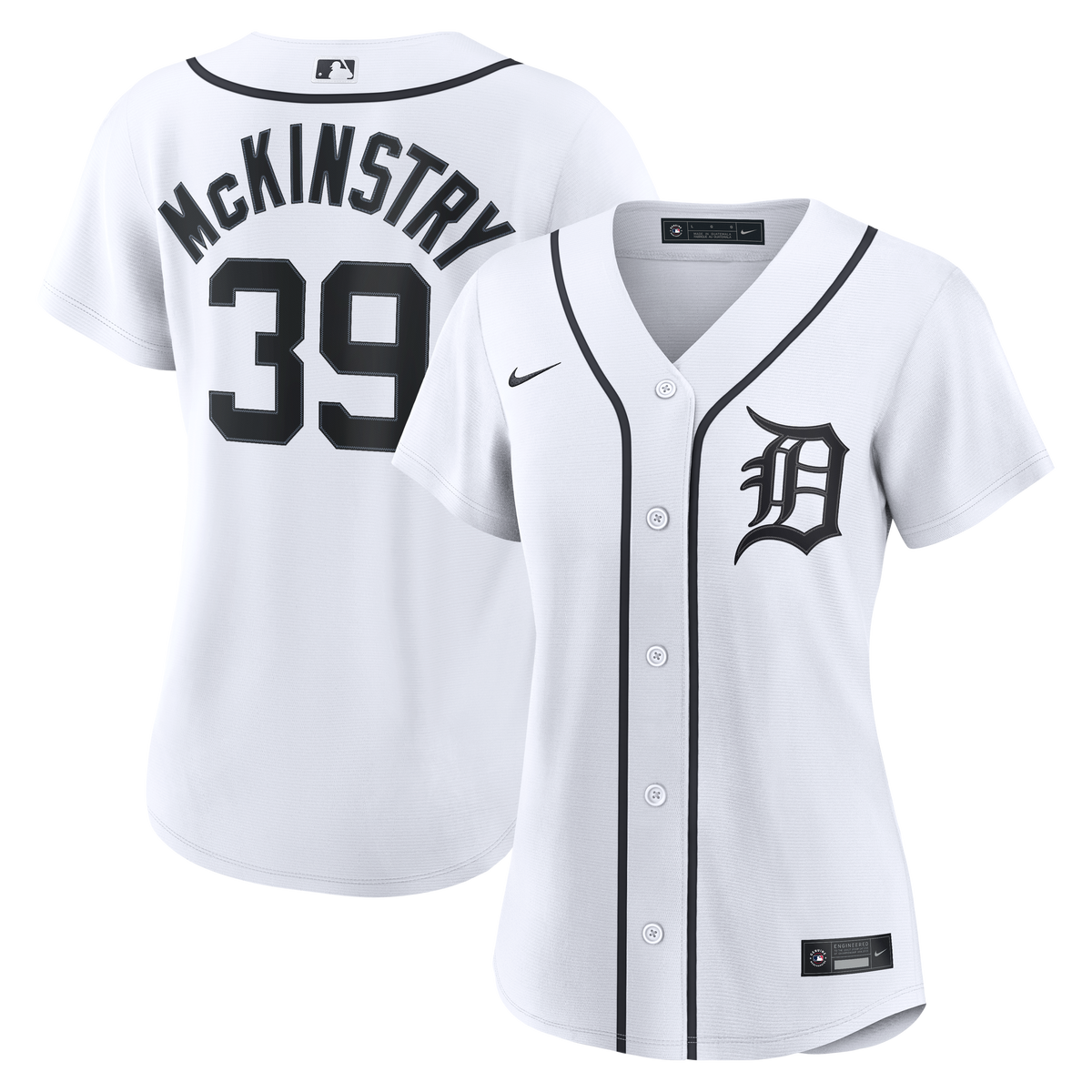Women's Detroit Tigers Zach McKinstry Nike White Home Replica Jersey - 2