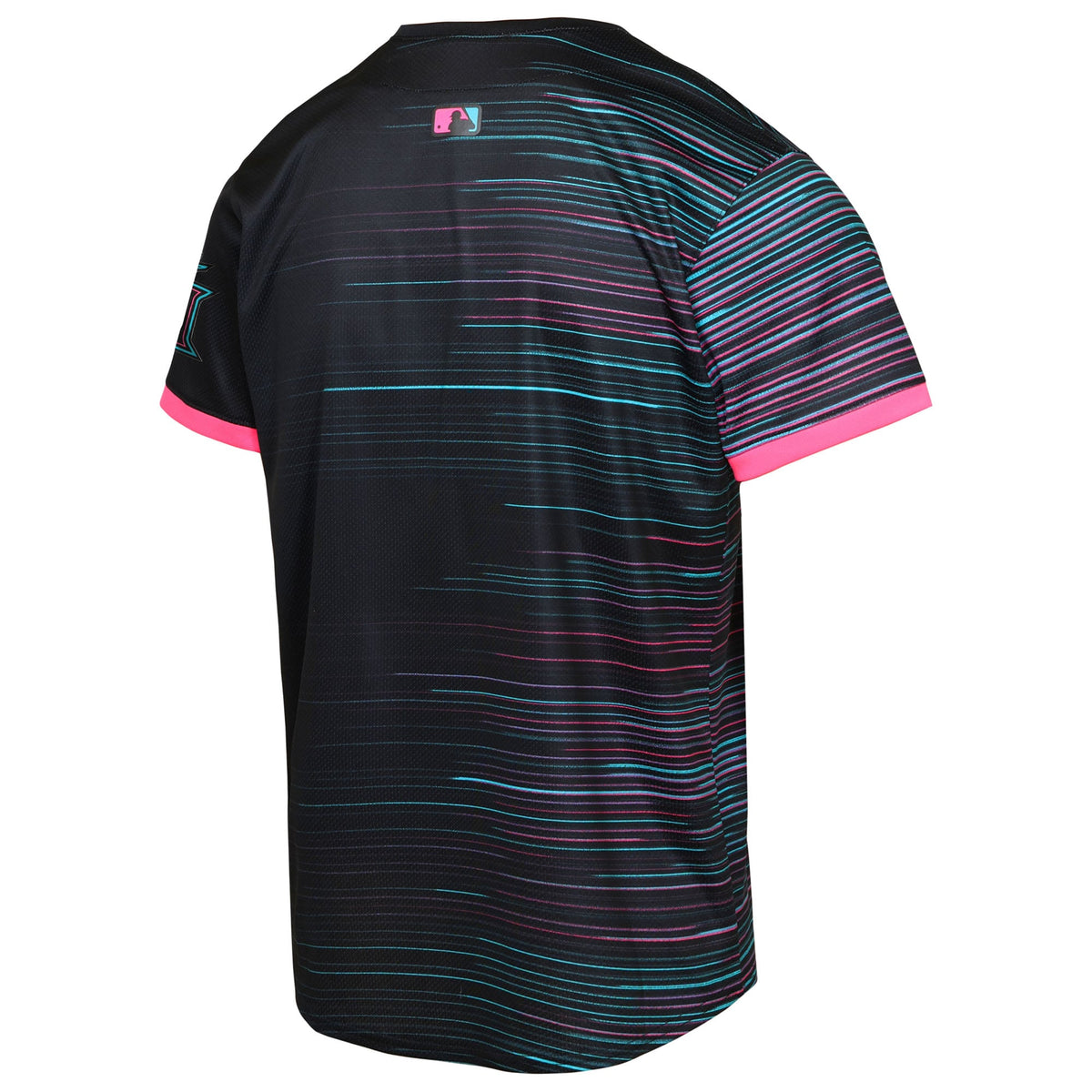 Youth Miami Marlins Black 2025 City Connect Limited Jersey - 4