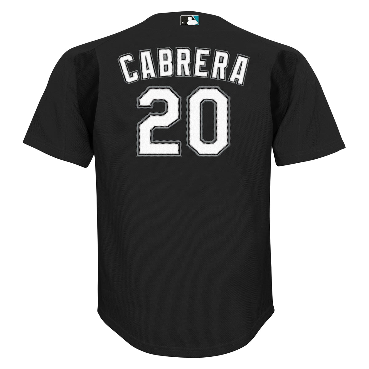 Youth Florida Marlins Miguel Cabrera Mitchell & Ness Black Mesh Batting Practice Replica Jersey - 4