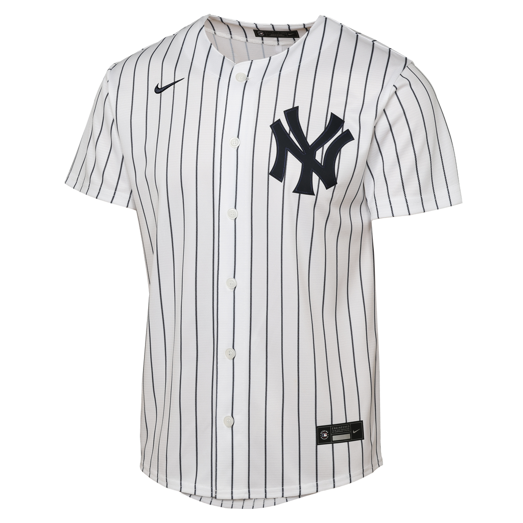 Youth New York Yankees Ben Rice Nike White Home Replica Jersey - 3