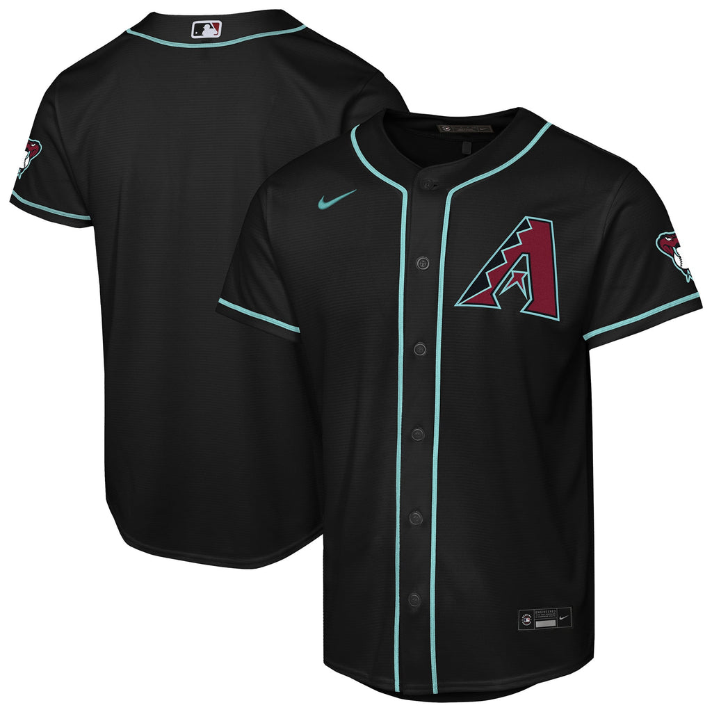 Youth Arizona Diamondbacks Nike Black Alternate Stadium Jersey