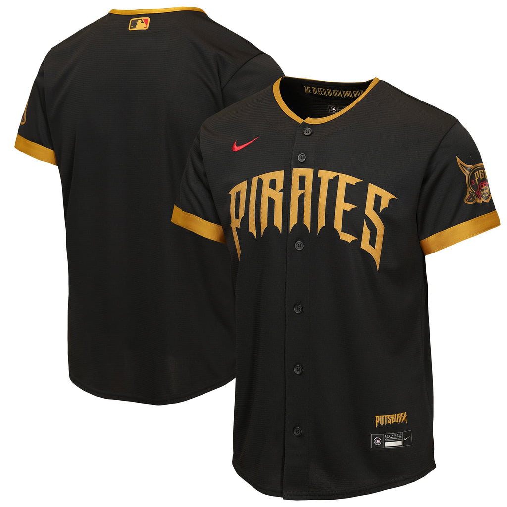 Youth Pittsburgh Pirates Nike Black 2026 City Connect Stadium Jersey - 2