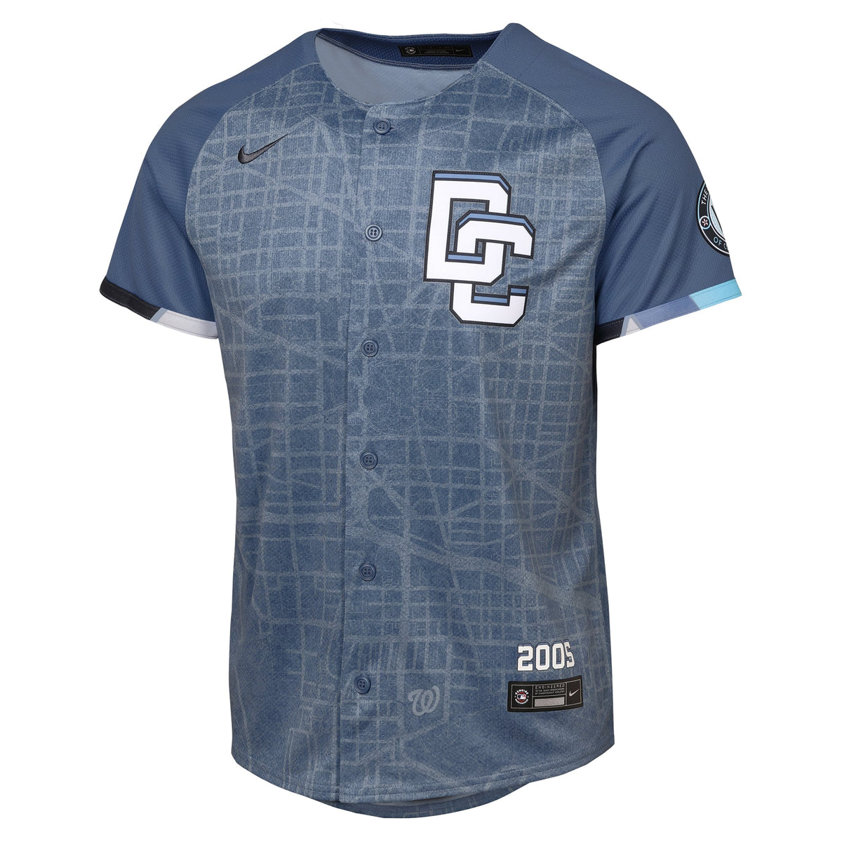 Youth Washington Nationals Nike Blue 2025 City Connect Limited Jersey - 3