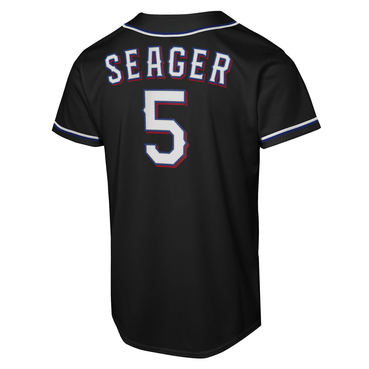 Youth Texas Rangers Corey Seager Nike Black Fashion Replica Player Jersey - 4