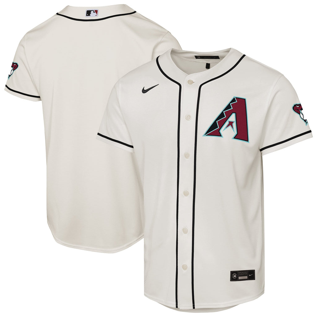 Youth Arizona Diamondbacks Nike Cream Home Stadium Jersey