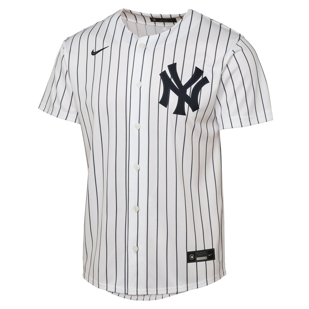 Youth New York Yankees Derek Jeter Nike White Home Replica Jersey - 3