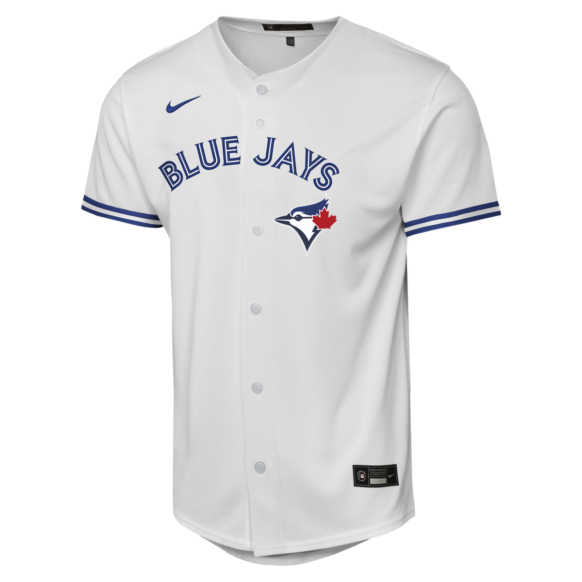 Youth Toronto Blue Jays Ernie Clement Nike White Home Baseline Jersey - 3